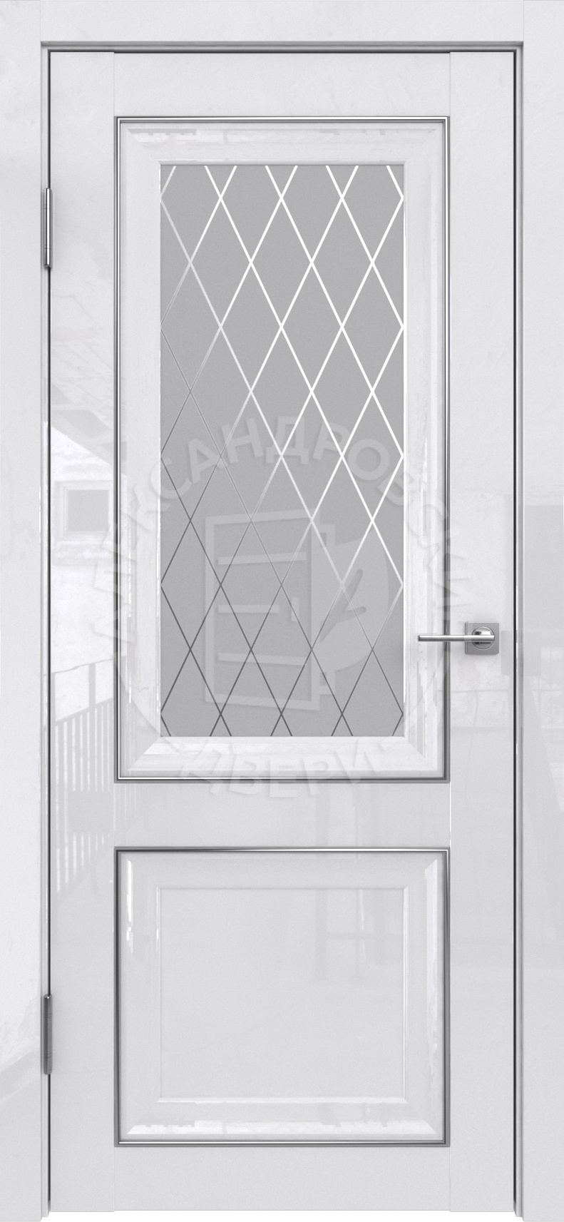 Александровские двери Межкомнатная дверь Ясмина 2 ПО, арт. 12411 - фото №4